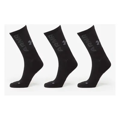 Ponožky Under Armour 3-Maker Cushioned Mid-Crew 3-Pack Socks Black