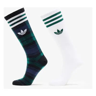 Ponožky adidas Tartan Crew Sock 2-pack Night Indigo/ White