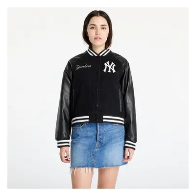 Bunda New Era MLB Womens Varsity New York Yankees Black/ Off White