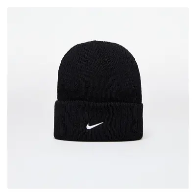 Čepice Nike Tall Cuff Swoosh Beanie Black/ White