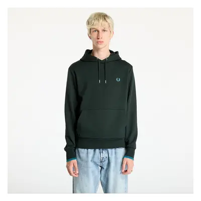 Mikina FRED PERRY Tipped Hooded Sweatshirt Night Green/ Ocean