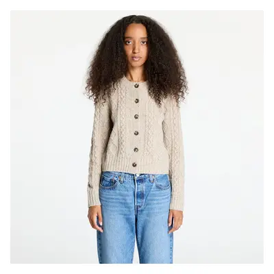 Svetr Levi's® Primrose Cable Cardigan Beige