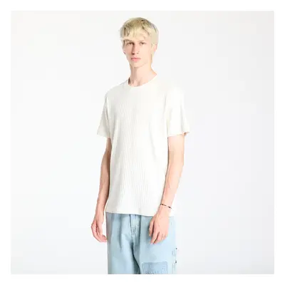 Tričko Calvin Klein Jeans Linear Quilted Tee Ivory