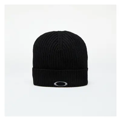 Čepice Oakley Ellipse Ribbed Beanie Black