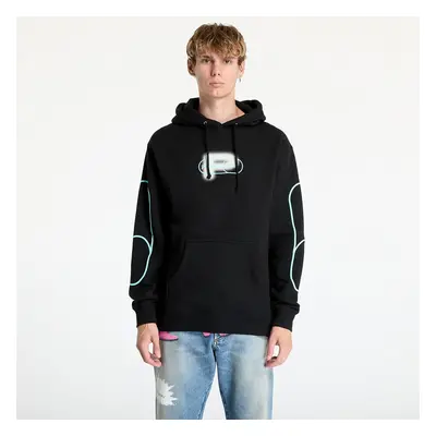 Mikina PLEASURES Pixel P Hoodie Black