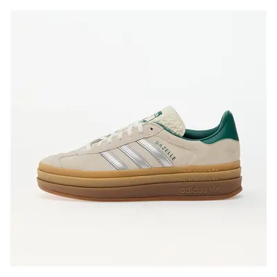 Tenisky adidas Gazelle Bold W Off White/ Silver Metallic/ Collegiate Green EUR