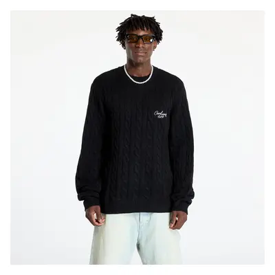 Svetr Carhartt WIP Signature Sweater UNISEX Black/ Wax