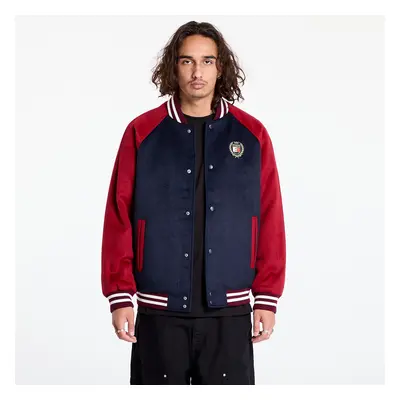 Bunda Tommy Jeans Wool Blend Crest Bomber Dark Night Navy/ Regatta Red