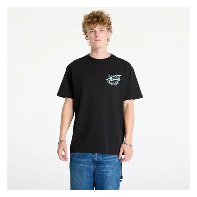 Tričko Tommy Jeans Regular Short-Sleeve Spray Tee Black