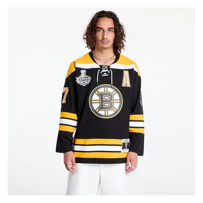 Dres Mitchell & Ness Boston Bruins Patrice Bergeron NHL Stanley Cup Jersey Black/ Yellow Black/ 