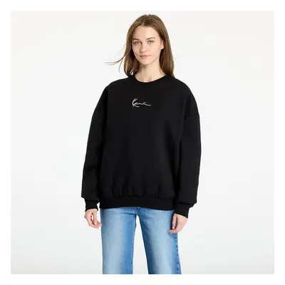 Mikina Karl Kani Small Signature Essential OS Crew Black