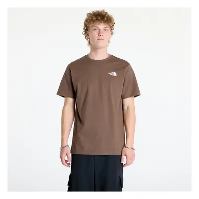 Tričko The North Face S/S Box Nse Tee Smokey Brown/Tnf Black