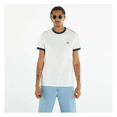 Tričko FRED PERRY Taped Ringer T-shirt Snow White