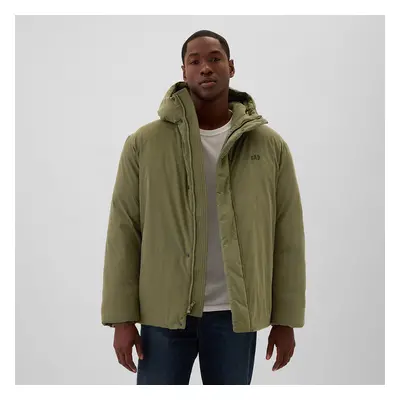 Bunda GAP Hooded Logo Parka Olive Night