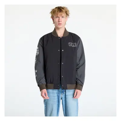 Bunda Vans Crazy Eddy Baseball Jacket Black/ Asphalt