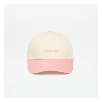 Kšiltovka Queens Essential Two Color Cap Natural/ Pink