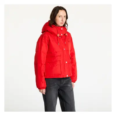 Bunda Lee Hooded Short Puffer True Red