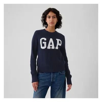 Svetr GAP Logo Sweater Navy Uniform