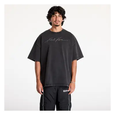 Tričko Karl Kani Autograph Heavy Boxy Tee Black