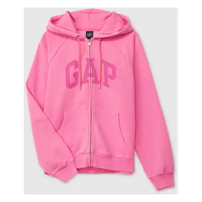 Mikina GAP New Fullzip Hoodie Standout Pink