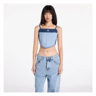 adidas x KSENIASCHNAIDER Corset Medium Blue Denim/ Light Denim