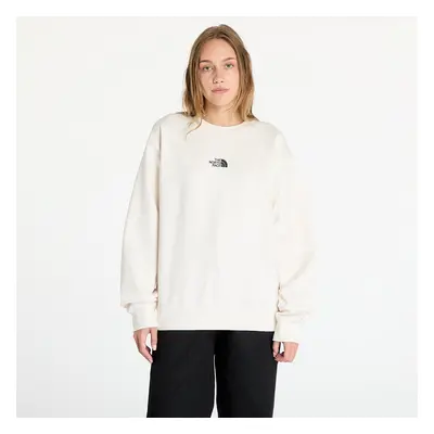 Mikina The North Face W Essential Oversize Crew White Dune