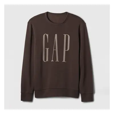 Mikina GAP Fleece Sweatshirt Terra Brown