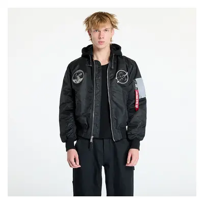 Bunda Alpha Industries MA-1 VF Hood Dark Side Black/ Reflective