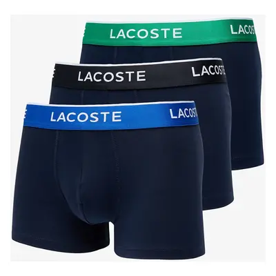 Boxerky LACOSTE Trunk Navy Blue/ Fluorine Green