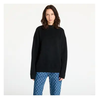 Svetr Calvin Klein Jeans Textured Loose Sweater Black