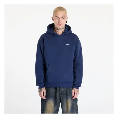 Mikina OBEY Bold Star Extra Heavy Hoodie Academy Navy