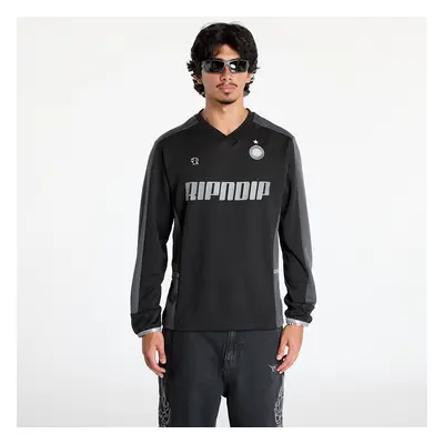 Dres RIPNDIP Fc Long Sleeve Soccer Jersey Black/ Light Blue