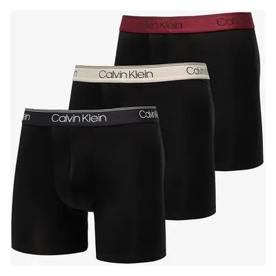 Boxerky Calvin Klein Microfiber Stretch Boxer Brief 3-Pack Black