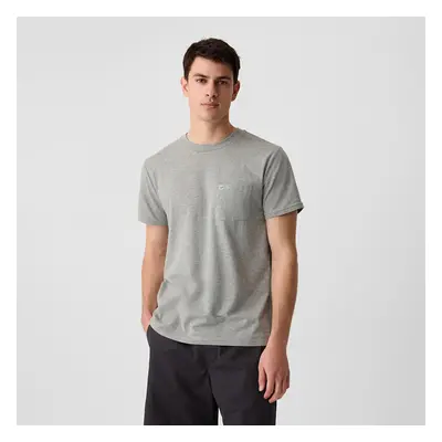 Tričko GAP Logo Pocket Tee Grey Heather