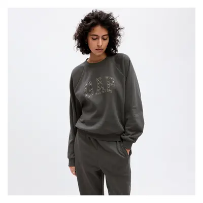 Mikina GAP Logo Sweatshirt Cast Iron