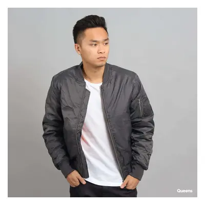 Bunda Urban Classics Basic Bomber Jacket Dark Grey