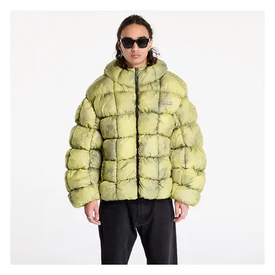 Bunda Karl Kani Sport Patch Square Quilted Puffer Jacket Lime Green