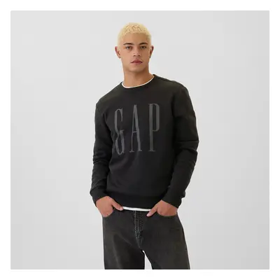 Mikina GAP Fleece Sweatshirt Black