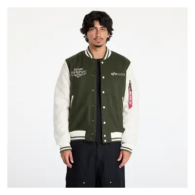 Bunda Alpha Industries Varsity Air Force Jacket Dark Olive