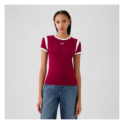 Tričko GAP Shortsleeve Logo Tee Beet Red