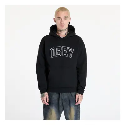 Mikina OBEY Collegiate Extra Heavy Hoodie II Black