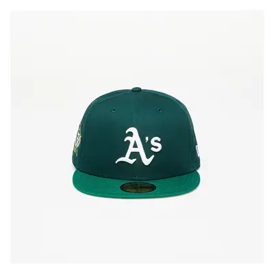 Kšiltovka New Era Oakland Athletics MLB Team Colour 59FIFTY Fitted Cap Dark Green/ White