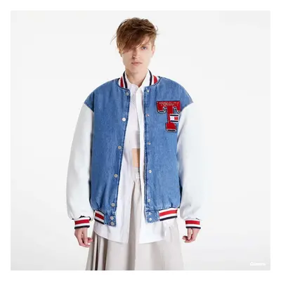 Bunda TOMMY JEANS Denim Letterman Jacket Blue