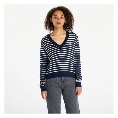 Svetr Tommy Jeans Essential Vneck Sweater Blue