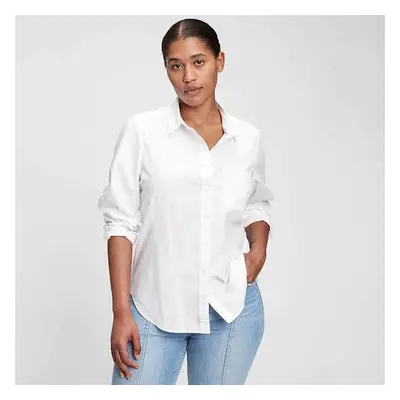 Košile GAP Perfect Shirt Optic White