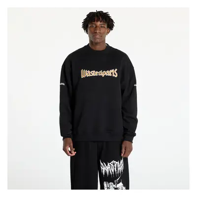 Mikina Wasted Paris United Crew Neck Black