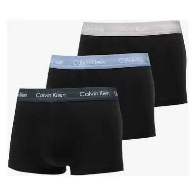 Boxerky Calvin Klein Low Rise Cotton Stretch Trunk 3-Pack Black