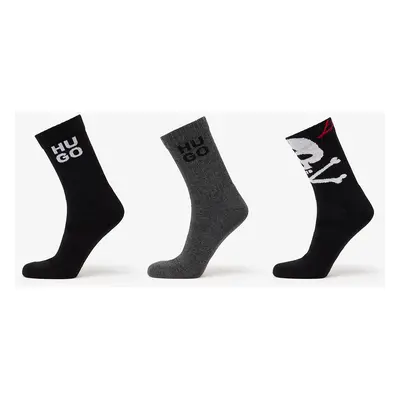 Hugo Boss Rib Skull Sock 3-Pack Multicolor