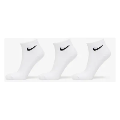 Ponožky Nike Everyday Lightweight Training Ankle Socks 3-Pack White/ Black