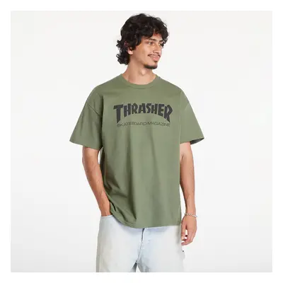 Tričko Thrasher Skate Mag Olive